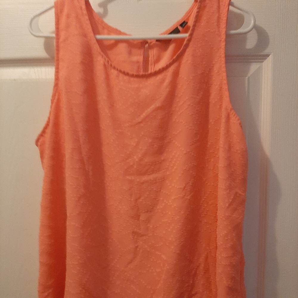 Pink textured work blouse